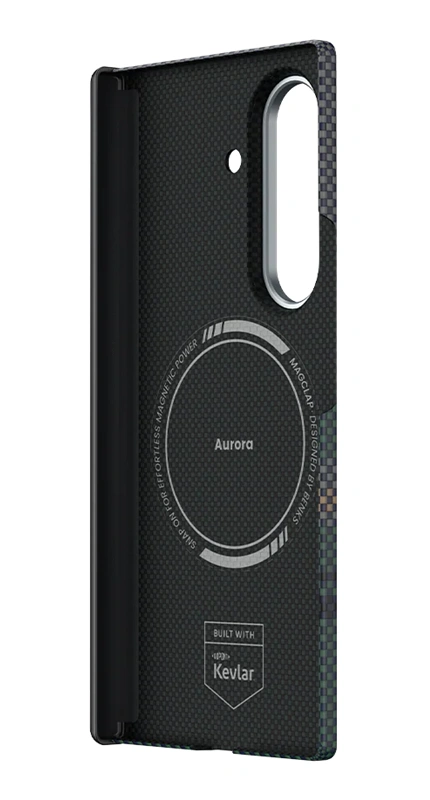 Benks Samsung Galaxy Fold7 Armor Air Aurora Kevlar dėklas, 3 nuotrauka